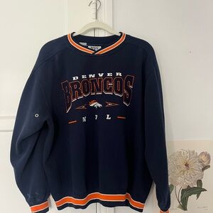 Denver Broncos Navy Blue Sweater